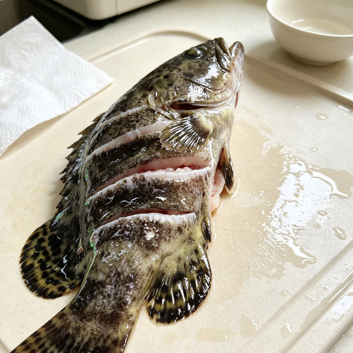 Steamed Whole Grouper with Ginger