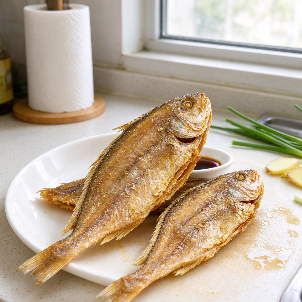 Crispy Pan-Fried Yellow Croaker