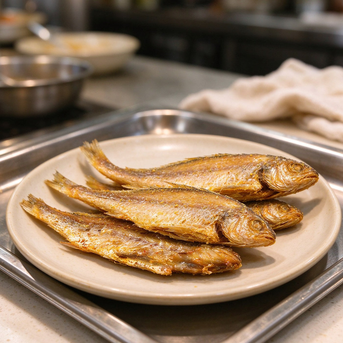 Crispy Pan-Fried Yellow Croaker